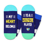 Crazy Volleyball Socks, Volleyball Gifts for Men Women, Unisex Funny Novelty Socks