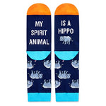 Versatile Hippo Gifts, Unisex Hippo Socks for Women and Men, Crazy Hippo Gifts Hippopotamus Socks