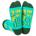 Unisex Pickle Socks, Pickle Lover Gift, Funny Food Socks, Novelty Pickle Gifts, Gift Ideas for Men Women, Funny Pickle Socks for Pickle Lovers, Valentines Gifts, Christmas Gifts