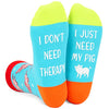 Versatile Pig Gifts, Unisex Pig Socks for Women Men, All-occasion Pig Gifts Fun Animal Socks for Farmers