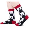 Novelty Chess Socks, Funny Chess Gifts for Chess Lovers, Sports Socks, Gifts For Men Women, Unisex Chess Themed Socks, Silly Socks, Fun Socks