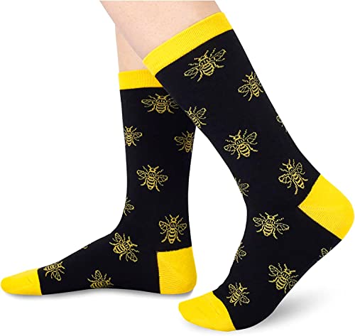 Bee Gifts for Bee Lovers Bee Lover Gifts for Women Birthday Gifts for Women Knee High Bee Socks