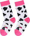 Girls Cow Socks Series