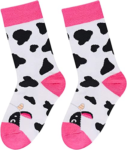 Girls Cow Socks Series