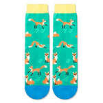 Gender-Neutral Fox Gifts, Unisex Fox Socks for Women and Men, Fox Gifts Animal Socks