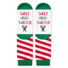 Xmas Gifts for Girls Boys, Christmas Socks, Candy Cane Socks, Christmas Vacation Gifts, Funny Christmas Gifts for Kids, Santa Gift Stocking Stuffer