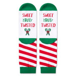 Xmas Gifts for Girls Boys, Christmas Socks, Candy Cane Socks, Christmas Vacation Gifts, Funny Christmas Gifts for Kids, Santa Gift Stocking Stuffer