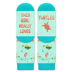 Turtle Gifts for Girls and Children Turtle Lovers Gifts Best Gifts for Daughter Cute Turtle Socks, Gifts for 7-10 Years Old Girls