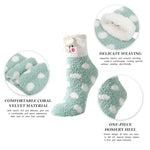 Fuzzy Socks for Women Girls Colorful Indoors Animal Slipper Socks,Cozy Gifts For Women