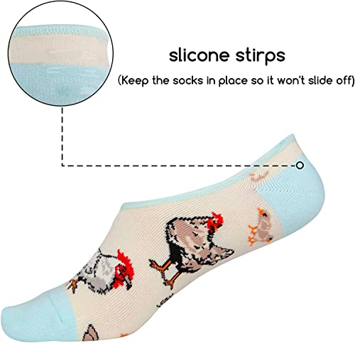 Llama Lover Gifts for Women Llama Gifts for Girl Lady Female Crazy No Show Low Cut Anti-slid Llama Socks 5 Pairs