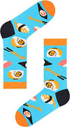 Funny Sushi Socks for Men, Novelty Sushi Gifts For Sushi Lovers, Anniversary Gift For Him, Gift For Dad, Funny Food Socks, Mens Sushi Themed Socks