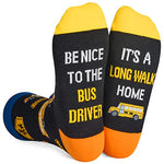 Unisex Bus Driver Socks, Best Gifts for Bus Drivers, School Bus Drivers, and Appreciation Gifts for Men and Women School Bus Drivers