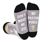 Unisex Pastor Socks, Christian Socks, Gifts for Women Men, Pastor Gifts, Pastor Appreciation Gifts, Christian Gifts