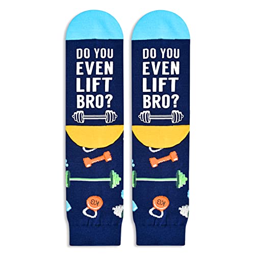 Novelty Weightlifting Socks, Funny Weight Lifting Gifts for Weight Lifting lovers, Gymnastics Sock, Gifts for Gym lovers, Unisex Weight Lifting Themed