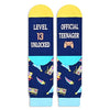 Gifts for Teenage Boys Teenage Girls Funny Fun Crazy Socks for Teens, Gifts for 13 Year Olds 13th Birthday