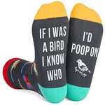 One-Size-Fits-All Bird Gifts, Unisex Bird Socks for Women and Men,  Bird Gifts Gender-Neutral Animal Socks