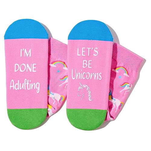 Unique Unicorn Gifts, Unisex Unicorn Socks for Men and Women, Best Gift for Unicorn Lovers