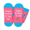 21th Birthday Socks Crazy Silly Gift Idea for Him and Her Unique 21th Birthday Gifts for 21 Year Old Men Women