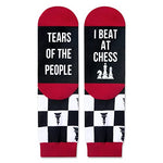 Novelty Chess Socks, Funny Chess Gifts for Chess Lovers, Sports Socks, Gifts For Men Women, Unisex Chess Themed Socks, Silly Socks, Fun Socks