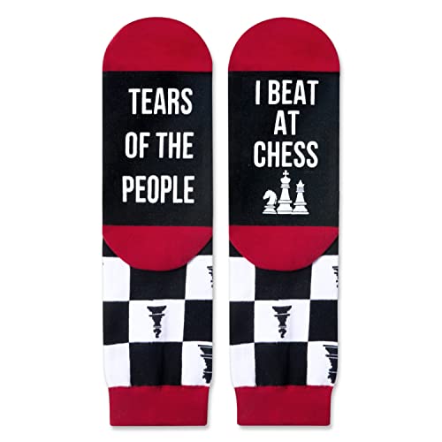 Novelty Chess Socks, Funny Chess Gifts for Chess Lovers, Sports Socks, Gifts For Men Women, Unisex Chess Themed Socks, Silly Socks, Fun Socks