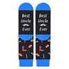 Men's Funny Novelty Silly Socks, Great Best Uncle Gifts from Niece Nephew, Uncle Birthday Gifts, Cool Uncle Awesome Uncle Gifts, Father's Day Gift for Uncle