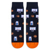 Kids' Fun Socks, Unisex Novelty Basketball Socks for Kids, Children Ball Sports Socks, Gifts for Boys Girls, Funny Basketball  Gifts for Basketball Lovers, Sports Lover Gift, Gifts for 7-10 Years Old