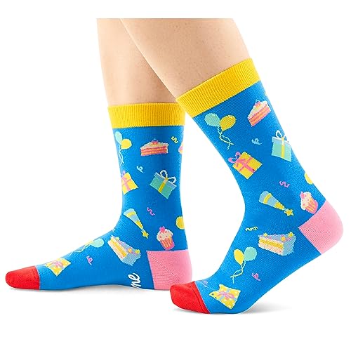 Unique 21th Birthday Gifts for Men Women, Crazy Silly 21st Birthday Socks, Funny Gift Idea for Unisex Adult 21-Year-Old