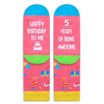 5th Birthday Gifts for 5 Year Old Girls Boys, Crazy Silly Funny Socks for Kids, Kids Novelty Socks