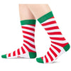 Xmas Gifts for Girls Boys, Christmas Socks, Candy Cane Socks, Christmas Vacation Gifts, Funny Christmas Gifts for Kids, Santa Gift Stocking Stuffer