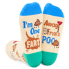 Weird Gifts, Silly Gifts, Gag Joke Gifts, Unisex Funny Socks, Sarcastic Silly Gag Poo Socks, Weird Fart Socks