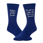 Brides Father Gift, Unique Father of the Bride Gifts, Wedding Day Socks, Wedding Gift, Dad Gift from Bride, Perfect Gift from Bride to Dad