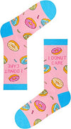 Novelty Donut Gifts for Women, Anniversary Gift for Her, Funny Food Socks, Women's Donut Socks, Gift for Mom, Funny Donut Socks for Donut Lovers