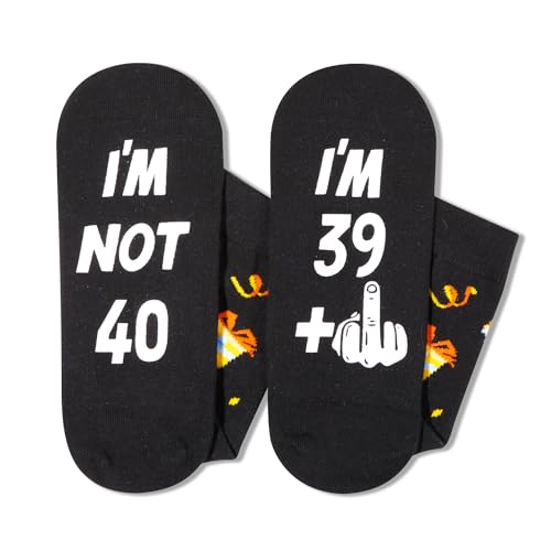 40th Birthday Socks Crazy Silly Gift Idea for Him and Her Unique 40th Birthday Gifts for 40 Year Old Men Women