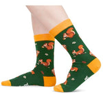 Gender-Neutral Squirrel Gifts Unique Squirrel Socks for Men and Women, Fun Gift for Squirrel Lovers