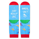 Unique Bird Gifts, Unisex Bird Socks for Men and Women, Best Gift for Bird Lovers, Valentines Gifts, Christmas Gifts