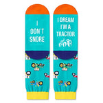 Unisex Tractor Socks, Men Women Funny Gifts, Trucker Gifts, Tractor Gifts, Funny Socks, Novelty Silly Socks