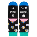 Unisex Novelty Volleyball Socks for Kids, Children Ball Sports Socks, Funny Volleyball Gifts for Volleyball Lovers, Kids' Fun Socks, Perfect Gifts for Boys Girls, Sports Lover Gift, Gifts for 7-10 Years Old