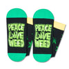 Plant Lovers Gifts Novelty Weed Sock for Men Women, Unisex Funny Socks Weed Gifts Cool Socks, Funny Saying Socks Gifts for Weed Lovers