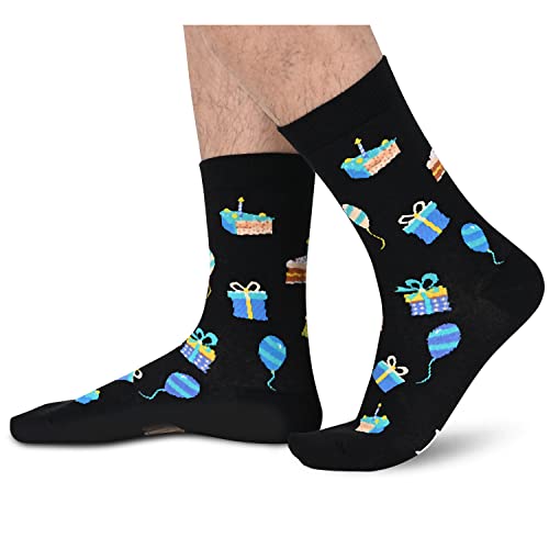 55th Birthday Gift for Him and Her, Unique Presents for 55-Year-Old Men Women, Funny Birthday Idea for Unisex Adult Crazy Silly 55th Birthday Socks