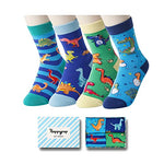 Funny Dinosaur Socks for Boys 7-10 Years Old, Novelty Dinosaur Gifts For Dinosaur Lovers, Children's Day Gift For Your Son, Gift For Brother, Funny Dinosaur Socks for Kids, Boys