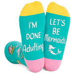 Versatile Mermaid Gifts, Unisex Mermaid Socks for Women and Men, All-occasion Mermaid Gifts Animal Socks