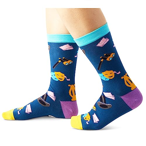 Novelty Theater Socks, Funny Theater Gifts for Theater Lovers, Gifts For Men Women, Unisex Theater Themed Socks, Theater Lover Gift, Silly Socks, Fun Socks