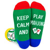 Novelty Mahjong Socks, Funny Mahjong Gifts for Mahjong Lovers, Gifts For Men Women, Unisex Mahjong Themed Socks, Mahjong Lover Gift, Silly Socks, Fun Socks