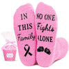 Cancer Socks for Women, Breast Cancer Awareness Socks, Inspirational Socks, Inspirational Gifts for Women, Cancer Gifts