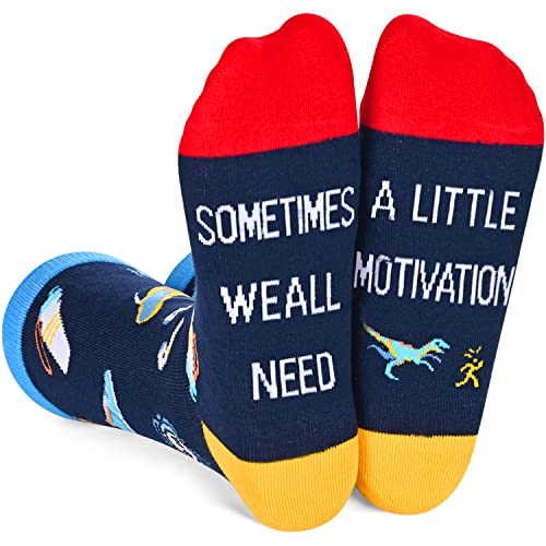 Novelty Running Socks, Funny Running Gifts for Running Lovers, Sports Socks, Gifts For Men Women, Unisex Running Themed Socks, Sports Lover Gift