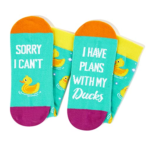 One-Size-Fits-All Duck Gifts, Unisex Duck Socks for Women and Men,  Duck Gifts Gender-Neutral Animal Socks