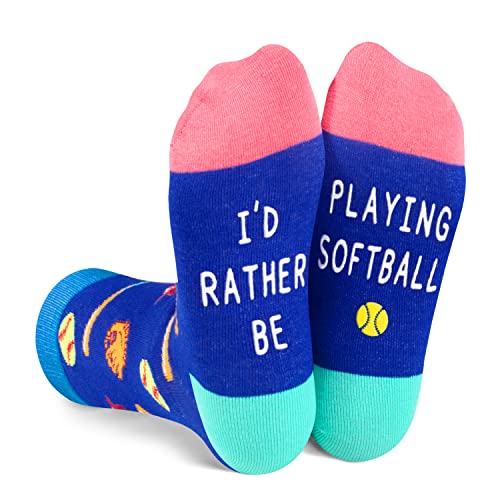 Lovely Softball Children Socks