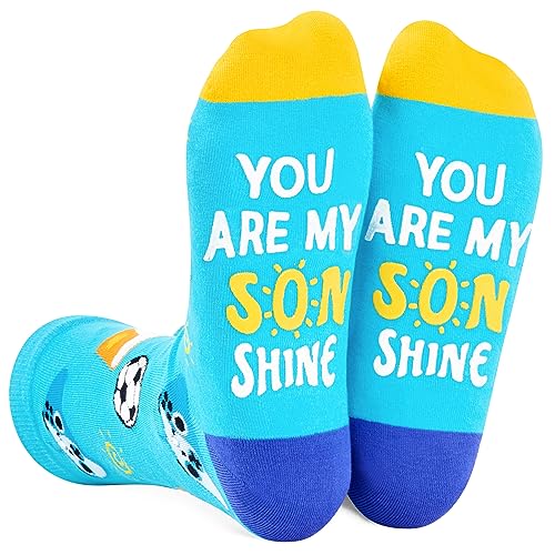 Crazy Novelty Socks, Fun Son Socks, Best Gifts For Son, Father to Son Gifts Mother to Son Gifts, Son Birthday Gift, Greatest Present For Son