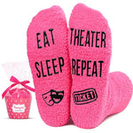 Funny Theatre Gifts For Theater Lover, Drama Gifts For Actors Gifts Broadway Musical Gifts, Fluffy Theater Socks