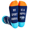 Versatile Hippo Gifts, Unisex Hippo Socks for Women and Men, Crazy Hippo Gifts Hippopotamus Socks